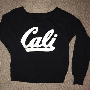 Black Cali crewneck
